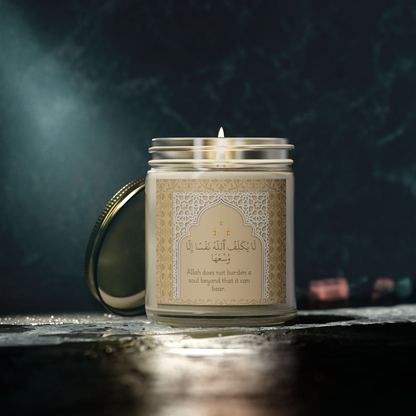 Scented Candle with Quranic Verse Al-Baqarah Ayat 286