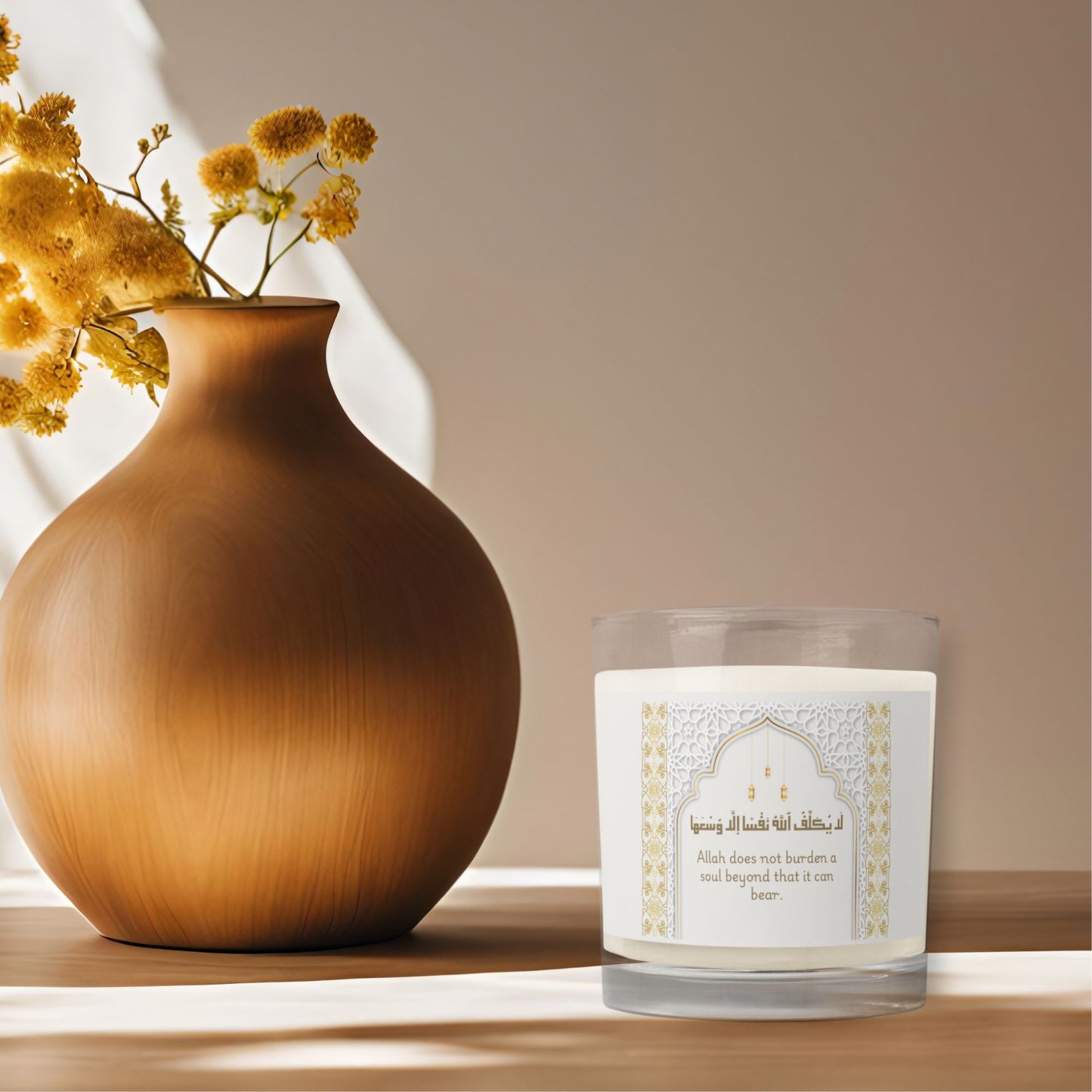 Strength Within Glass Jar Soy Wax Candle