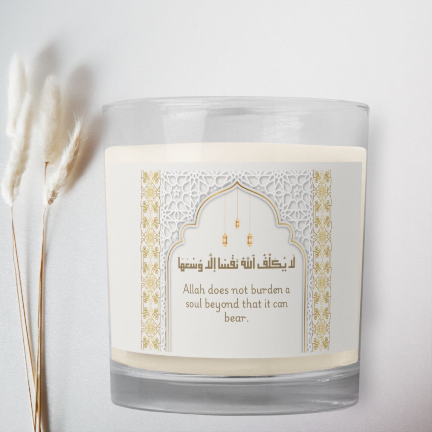 Strength Within Glass Jar Soy Wax Candle