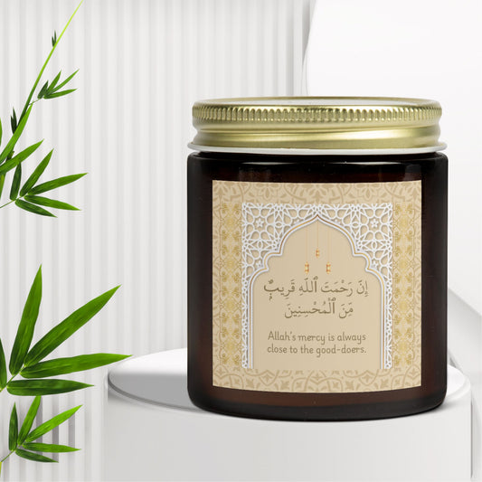 Scented Candle with Quranic Verse Al-A'raf Ayat 56